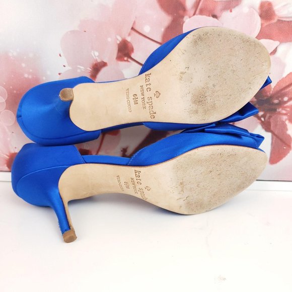 Kate Spade Santarosa Peep D'orsay Toe Heel 6.5 - Picture 6 of 9
